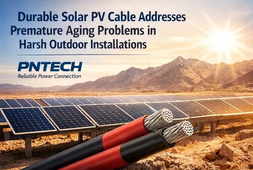 Latest company news about टिकाऊ सोलर PV केबल कठोर बाहरी स्थापनाओं में समय से पहले बूढ़ा होने की समस्याओं का समाधान करता है