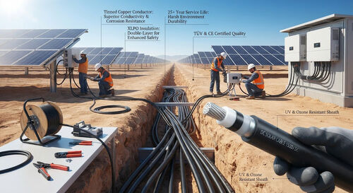 Latest company news about DC Solar Cable: High-Performance TUV-Certified Photovoltaic Wiring for Global Solar Projects
