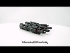 IP67 सुरक्षा 2to1 टी शाखा कनेक्टर महिला/पुरुष